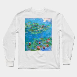 Water Lilies by Claude Monet Long Sleeve T-Shirt